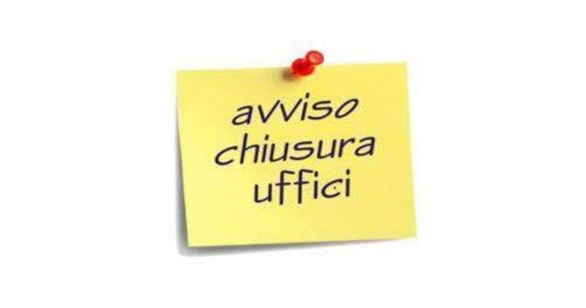 img Avviso chiusura uffici Avviso chiusura uffici